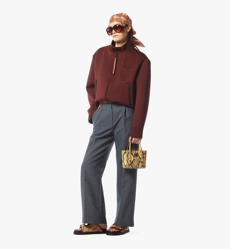 MCM Toni Top-Zip Shopper in Python Print Coronet Grandes ahorros