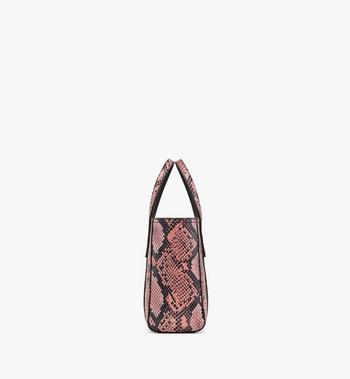 MCM Toni Top-Zip Shopper in Python Print Coronet Rebajas de fin de temporada