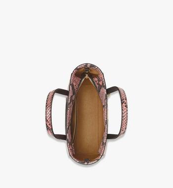 MCM Toni Top-Zip Shopper in Python Print Coronet Rebajas de fin de temporada