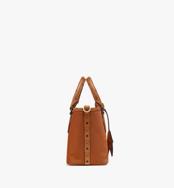 MCM Aren Shopper in Recycled Nylon and Monogram Print Leather Precio ultrabajo