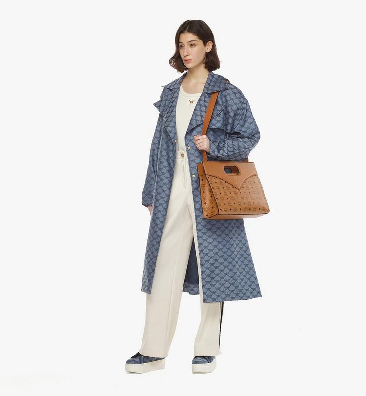 MCM Diamond Tote in Visetos Leather Mix En línea