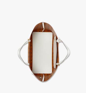 MCM Himmel Shopper in Embossed Logo Leather Los más vendidos