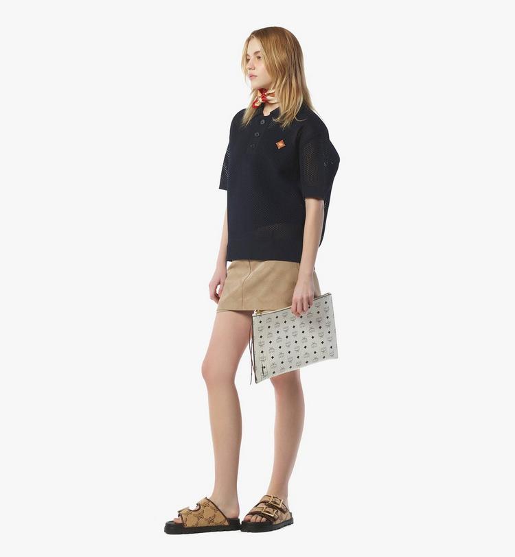 MCM Aren Crossbody in Monogram Print Leather Envío gratis