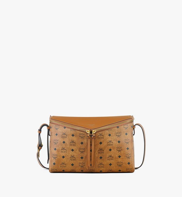 MCM Diamant 3D Shoulder Bag in Visetos Leather Mix Últimos 3 días