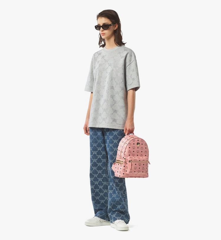 MCM Stark Side Studs Backpack in Visetos Promoción trimestral