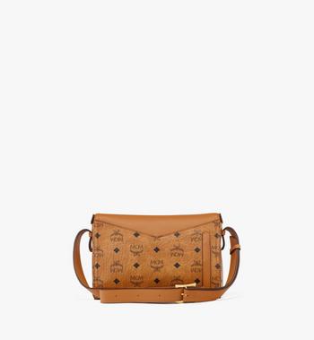 MCM Diamant 3D Shoulder Bag in Visetos Leather Mix Última moda
