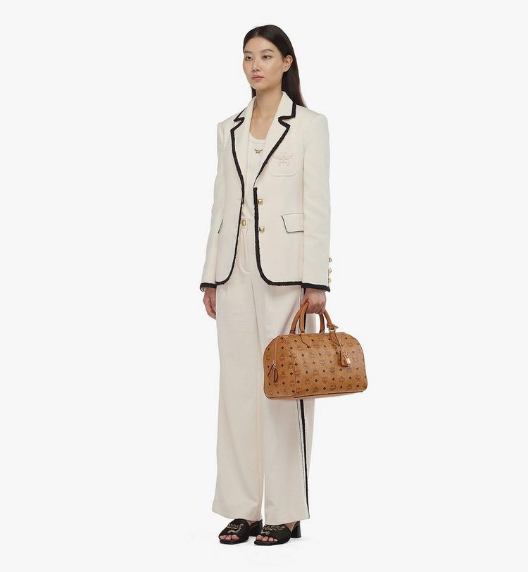 MCM Ella Boston Bag in Visetos Precio ultrabajo