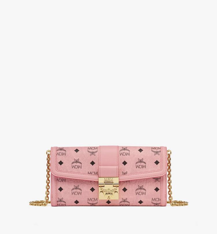 MCM Tracy Chain Wallet in Visetos