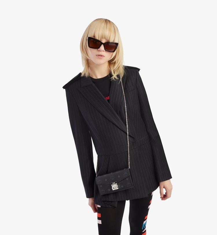 MCM Tracy Crossbody Wallet in Visetos Precio de fábrica