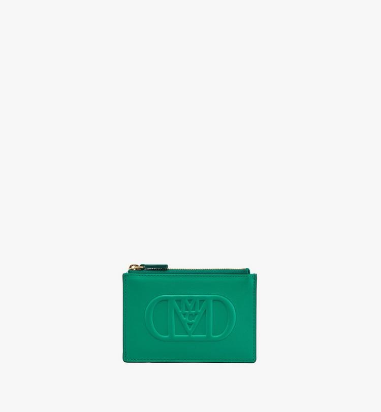 MCM Mode Travia Card Holder in Spanish Nappa Leather Solo hoy