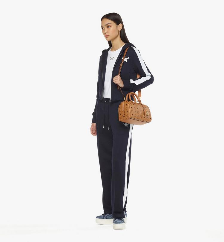 MCM Ella Boston Bag in Visetos Grandes ahorros