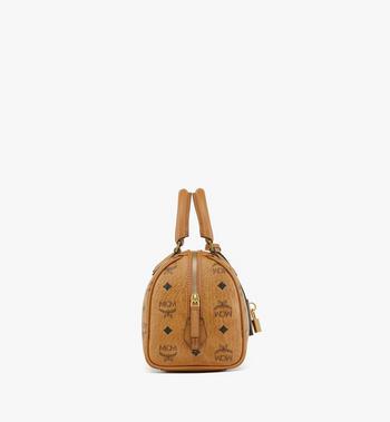 MCM Ella Boston Bag in Visetos Grandes ahorros