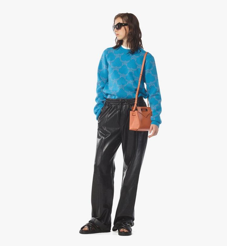MCM Soft Diamond Tote in Embossed Leather Devoluciones gratuitas
