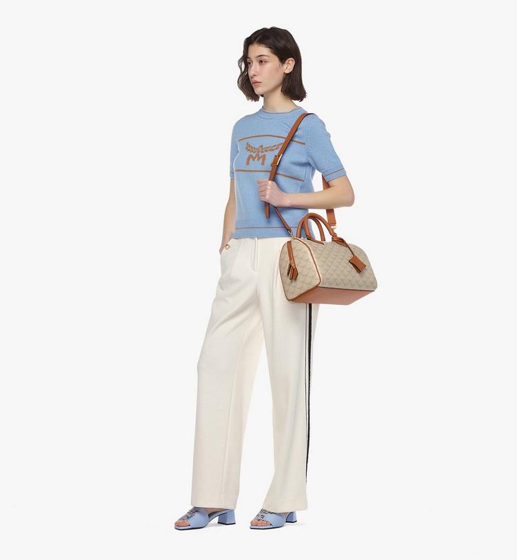 MCM Ella Boston Bag in Lauretos Outlet