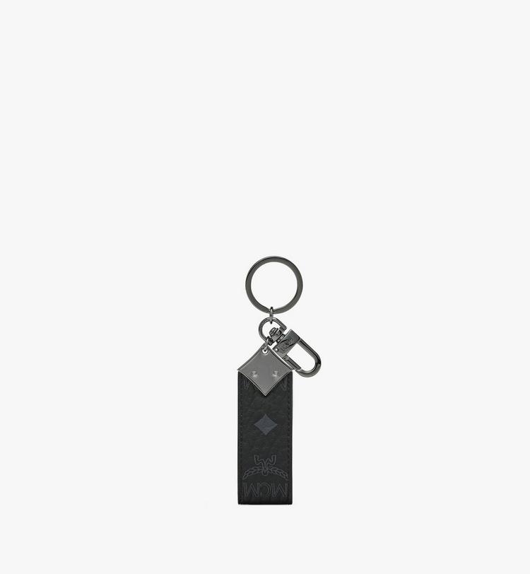 MCM Aren Diamond Logo Key Holder in Visetos Mejor oferta