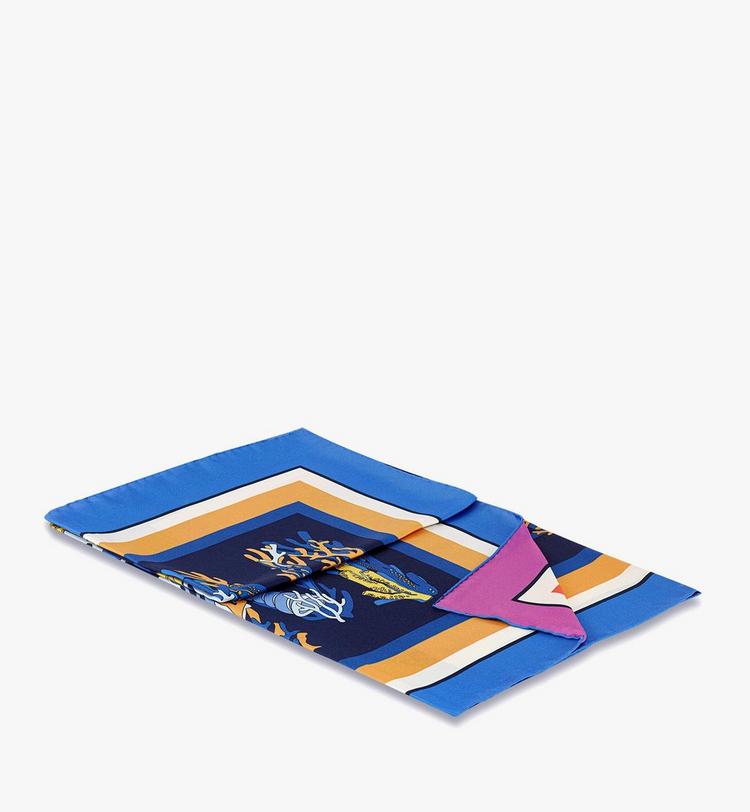MCM Monogram Print Silk Scarf Oferta especial de fábrica