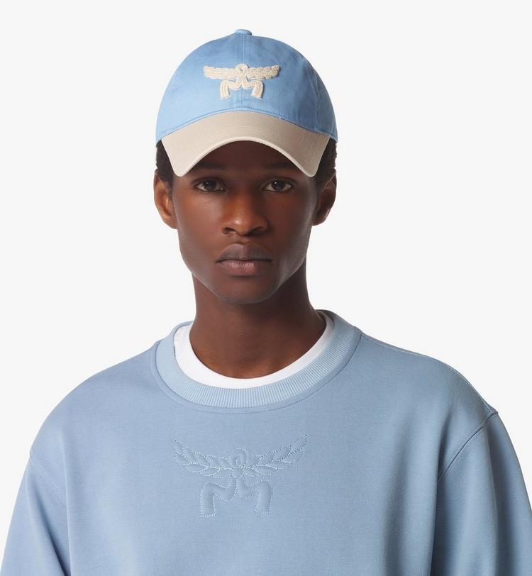 MCM Essential Logo Cap in Cotton Twill En oferta
