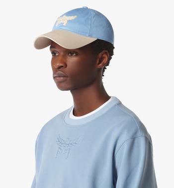 MCM Essential Logo Cap in Cotton Twill En oferta
