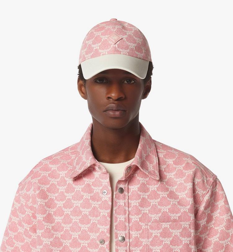 MCM Classic Cap in Lauretos Denim Jacquard Descuentos del mes