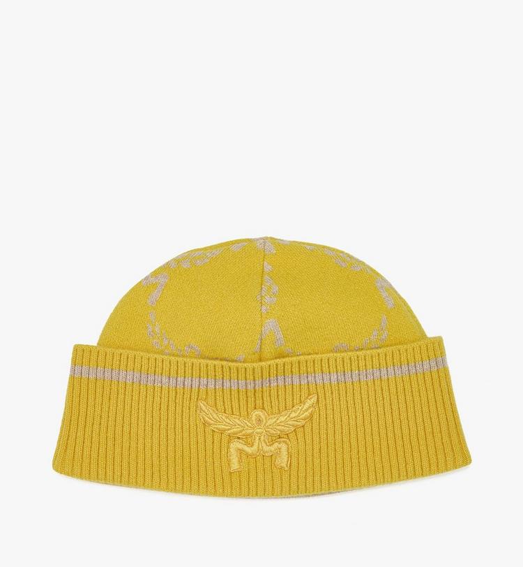 MCM Lauretos Beanie in Wool and Recycled Cashmere Precio ultrabajo