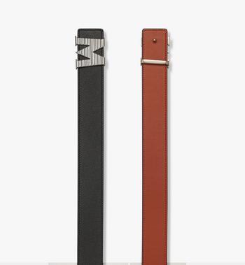 MCM Claus Fluted M Reversible Belt 1.5” in Embossed Leather Rebajas online