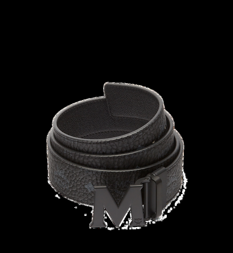 MCM Claus Matte M Reversible Belt 4.5 cm in Visetos Envío gratis