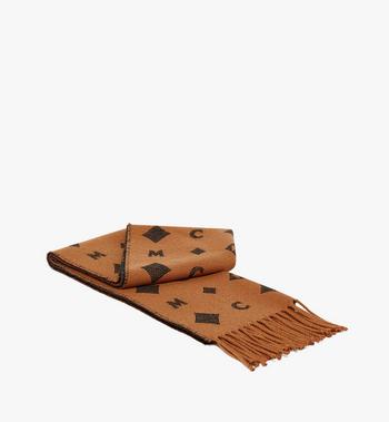 MCM Bicolor Monogram Jacquard Stole Oferta especial de fábrica