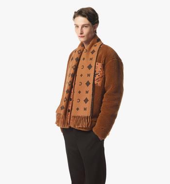 MCM Bicolor Monogram Jacquard Stole Oferta especial de fábrica
