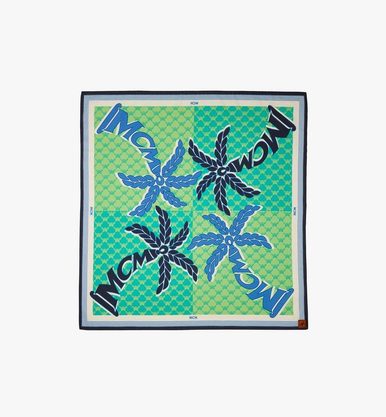 MCM Palm Monogram Bandana Scarf Ahorra y exporta