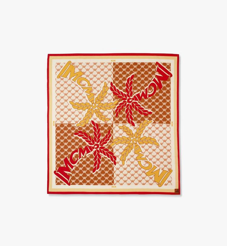 MCM Palm Monogram Bandana Scarf