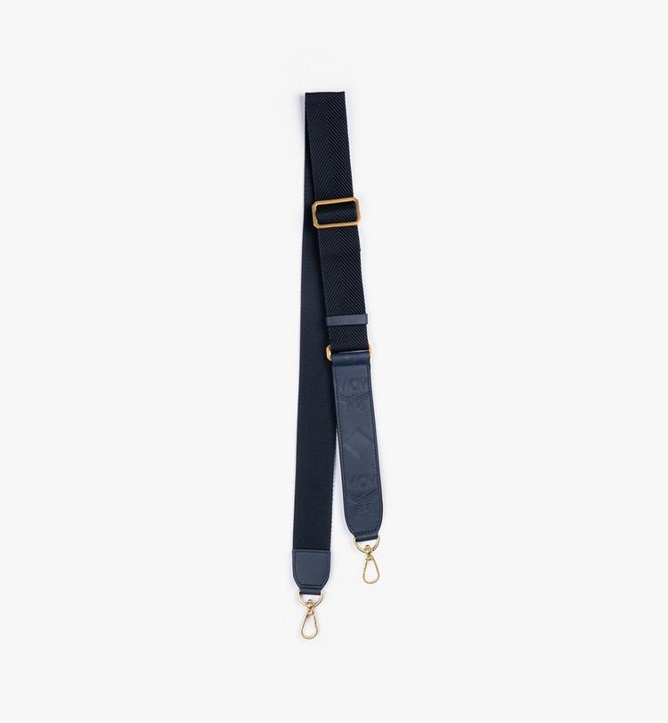 MCM Aren Webbing Shoulder Strap in Monogram Leather Oferta exclusiva