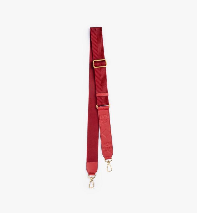 MCM Aren Webbing Shoulder Strap in Monogram Leather Última moda