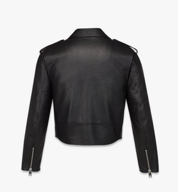 MCM Cropped Rider Jacket in Lamb Leather Rebajas de fin de temporada