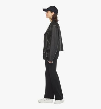 MCM Cropped Rider Jacket in Lamb Leather Rebajas de fin de temporada