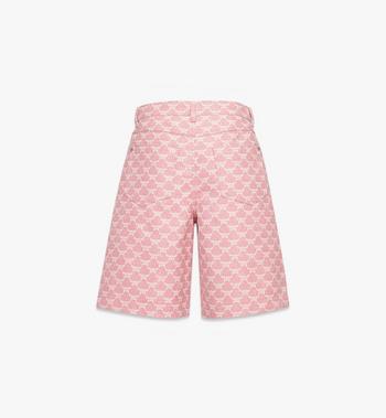 MCM Lauretos Shorts in Denim Jacquard Devoluciones gratuitas