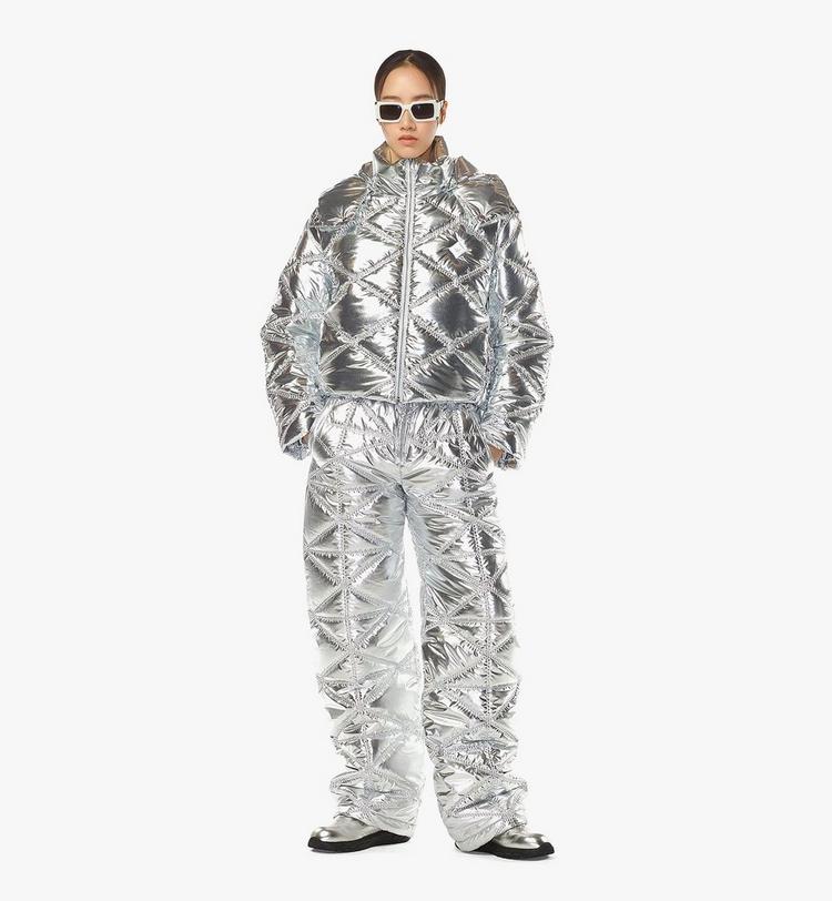 MCM Après-Ski Quilted Pants in Metallic Polyester Outlet online