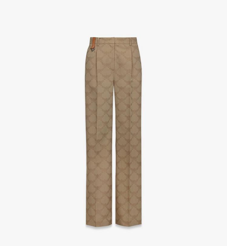 MCM Lauretos Wool Jacquard Pants Ofertas