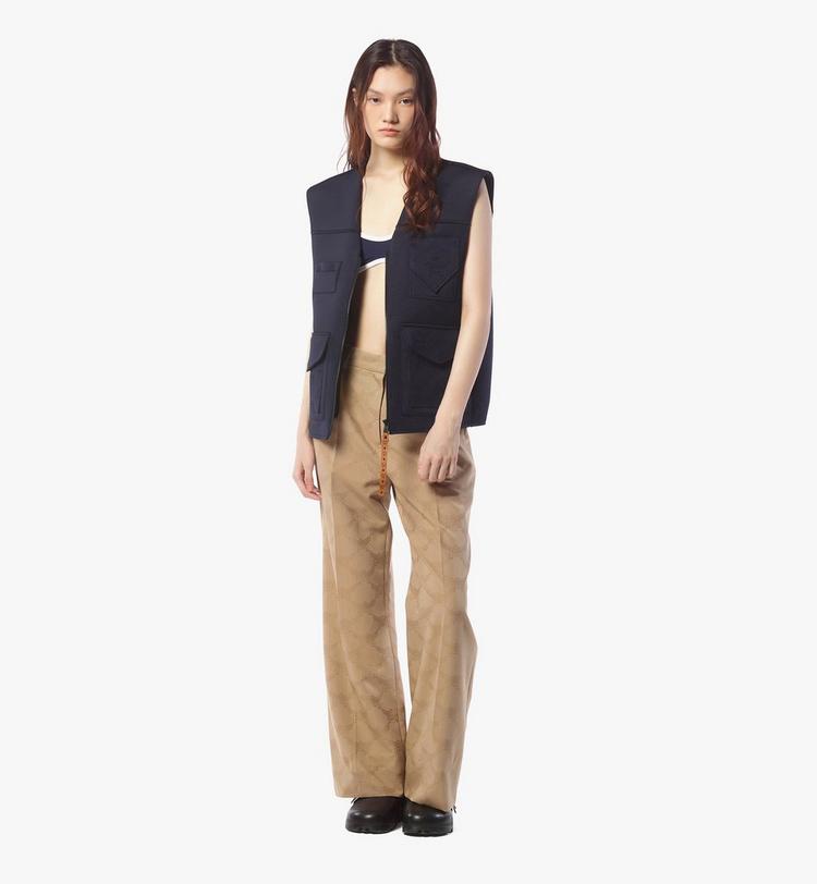 MCM Lauretos Wool Jacquard Pants Ofertas