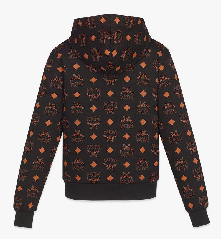 MCM Maxi Monogram Print Hoodie in Organic Cotton Último día