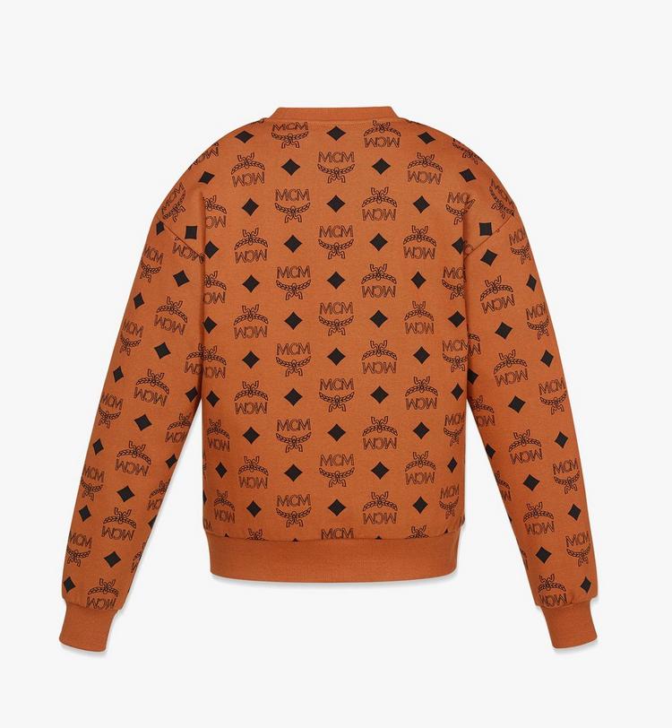 MCM Maxi Monogram Print Sweatshirt in Organic Cotton Precio de fábrica