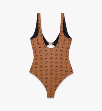 MCM Monogram Print Swimsuit Promoción por tiempo limitado