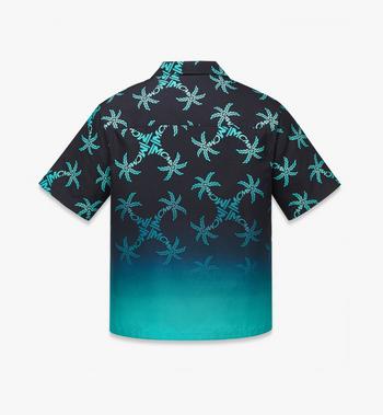MCM Palm Monogram Print Shirt Superdescuento