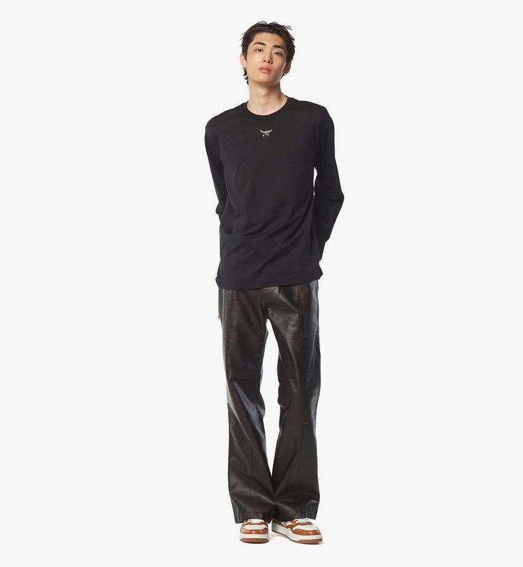 MCM Essential Laurel Logo Shirt in Organic Cotton Tienda de fábrica
