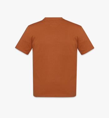 MCM Laurel Logo Print T-Shirt in Organic Cotton Limitado a 3 días