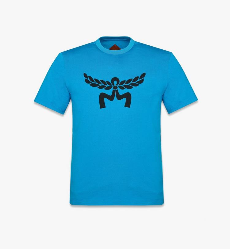 MCM Laurel Logo Print T-Shirt in Organic Cotton Ahorra y exporta