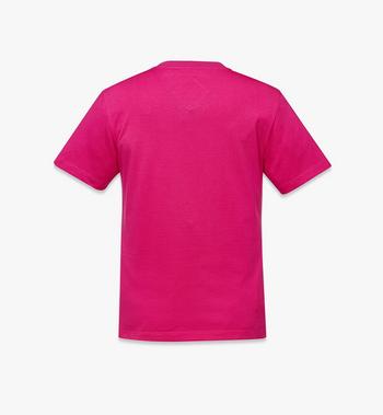 MCM Logo Print T-Shirt in Organic Cotton En oferta