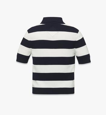 MCM Stripe Knit Cropped Polo Rebajas de fin de temporada