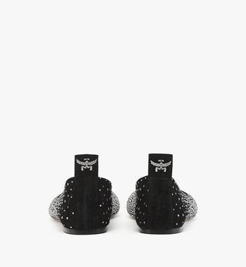 MCM Ballerina Shoes in Gradation Crystal Suede En línea