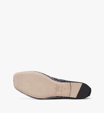 MCM Ballerina Shoes in Gradation Crystal Suede En línea