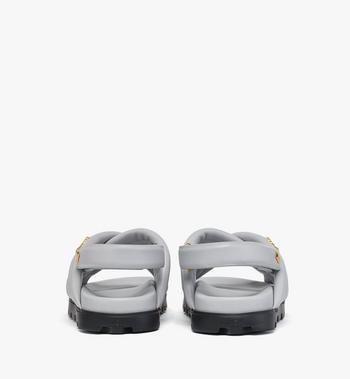 MCM Cross Sandals in Lamb Leather Outlet